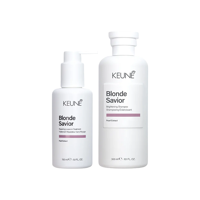 Pachet par blond care blonde savior - sampon 300ml, tratament leave-in 150ml
