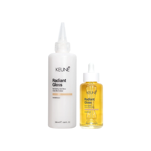 Pachet pentru stralucirea parului Care Radiant Gloss - Tratament 200ml, Ser 100ml