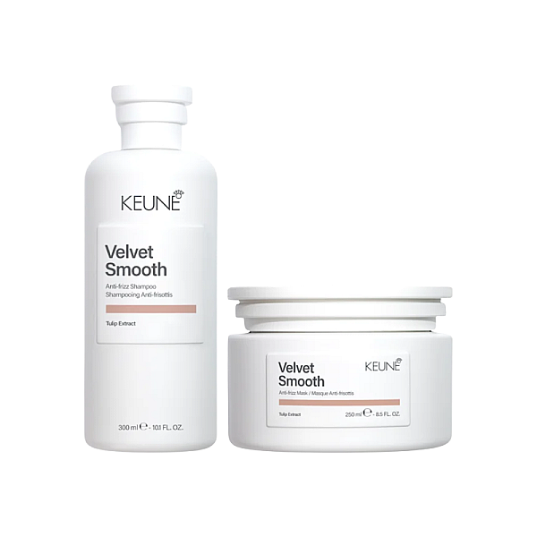 Pachet pentru netezirea parului Care Velvet Smooth - Sampon 300ml, Masca 250ml