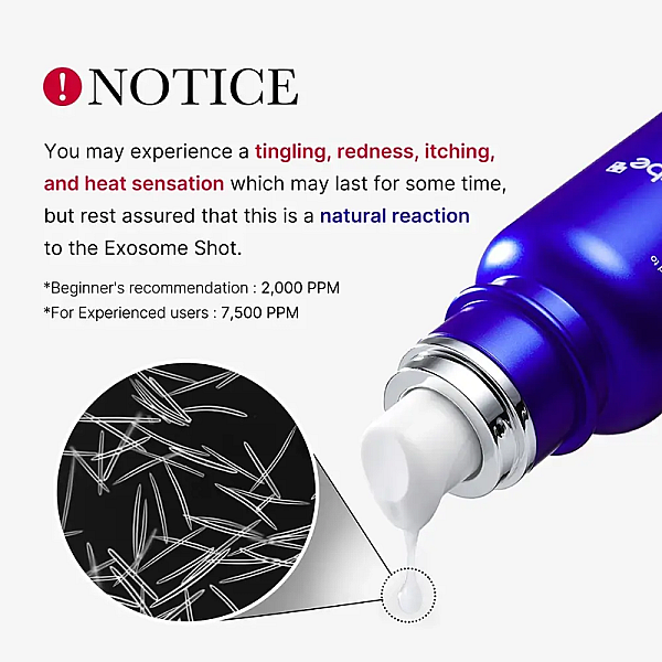Ser booster revitalizant cu micro-spicule One Day Exosome Shot 7500