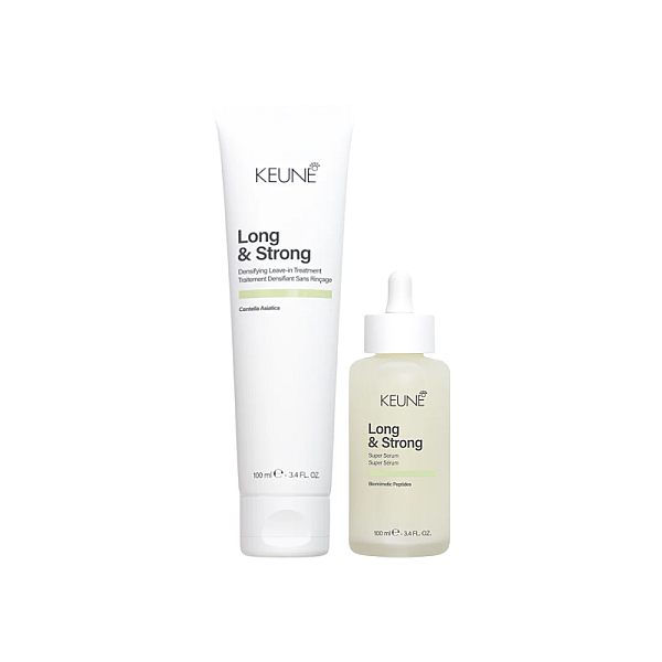 Pachet pentru parul deteriorat Care Long&Strong - Tratament 100ml, Ser 100ml