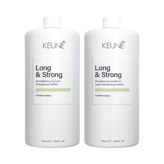 Pachet pentru parul deteriorat Care Long&Strong - Sampon 1000ml, Balsam 1000ml