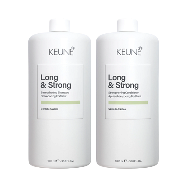 Pachet pentru parul deteriorat Care Long&Strong - Sampon 1000ml, Balsam 1000ml