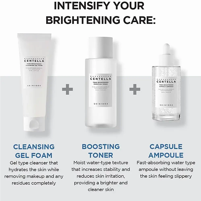 Gel de curatare cu niacinamide pentru luminozitate Madagascar Centella Tone Brightening