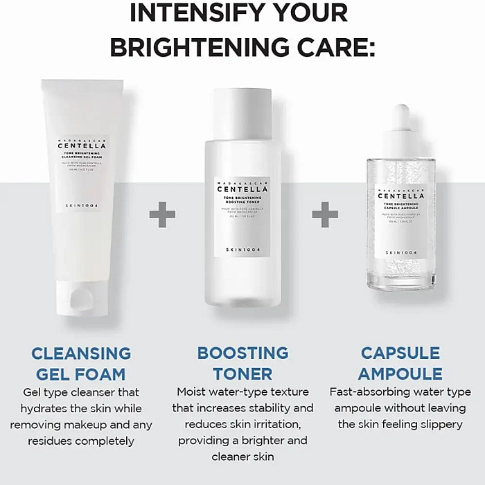 Toner cu niacinamide pentru luminozitate Madagascar Centella Tone Brightening Boosting
