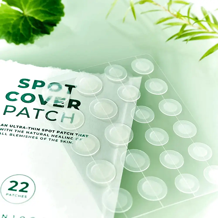 Plasturi anti-acnee cu ceai verde Madagascar Centella Tea-Trica Spot Cover