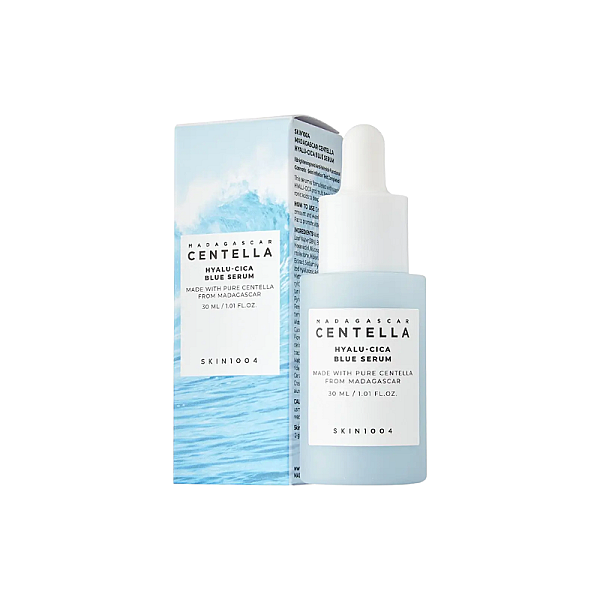 Ser intens hidratant cu acid hialuronic Madagascar Centella Hyalu-Cica Blue Serum