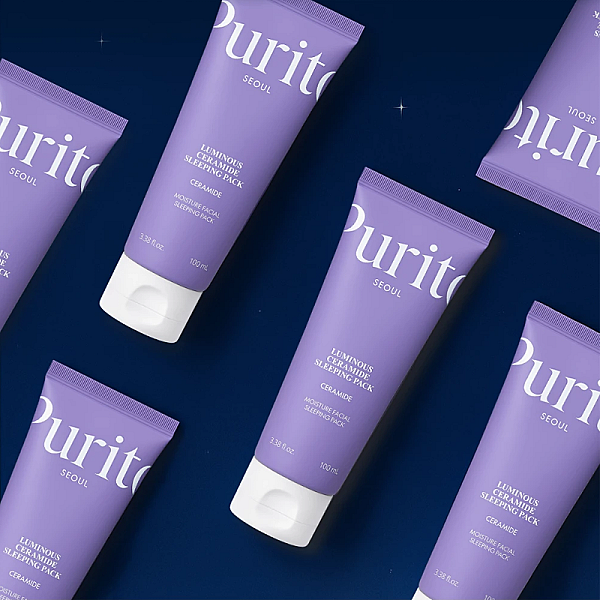 Crema de noapte intens hidratanta cu ceramide si Centella Asiatica Luminous Ceramide Sleeping Pack