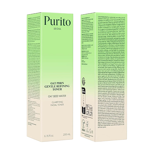 Toner calmant si hidratant cu apa din seminte de ovaz Oat PDRN Gentle Refining Toner