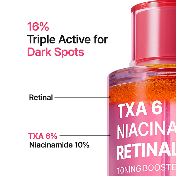 Ser multi-functional cu retinal si niacinamide TXA 6% Toning Booster