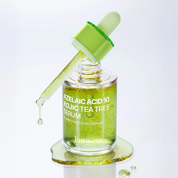 Ser de fata corector pentru ten acneic cu acid azelaic si acid kojic Clarifying Serum