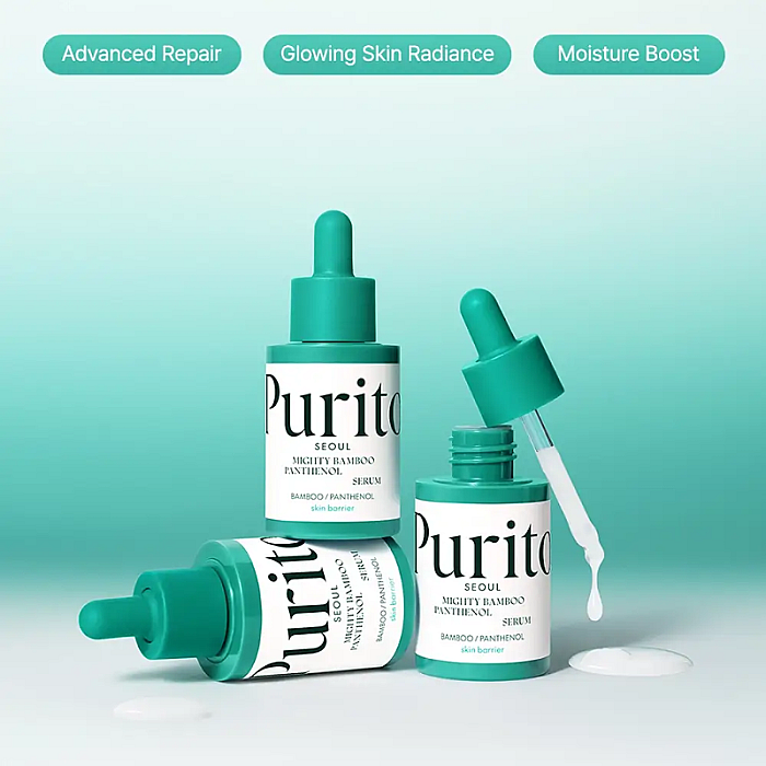 Ser intens hidratant si reparator cu extract de bambus si panthenol Mighty Bamboo Panthenol