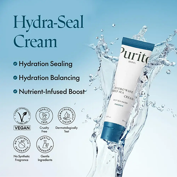Crema hidratanta cu acid hialuronic si apa de mare Hydro Wave Deep Sea