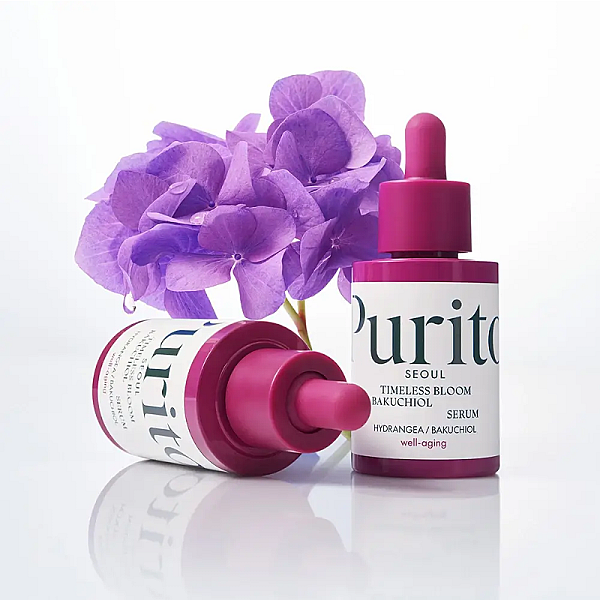 Ser de fata anti-rid cu bakuchiol Timeless Bloom Bakuchiol Serum