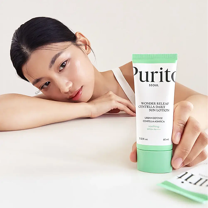 Crema cu protectie solara cu Centella Asiatica SPF50+ Wonder Releaf Centella Daily Sun