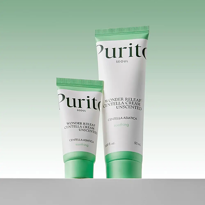 Crema hidratanta si calmanta fara parfum cu centella asiatica si ceramide Wonder Releaf Centella Unscented