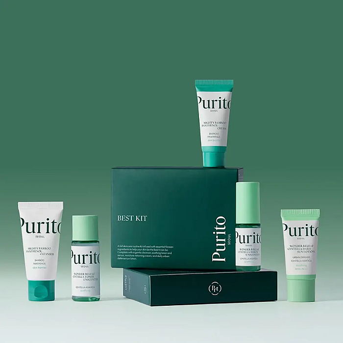 Mini rutina coreeana pentru ingrijirea tenului Best Kit