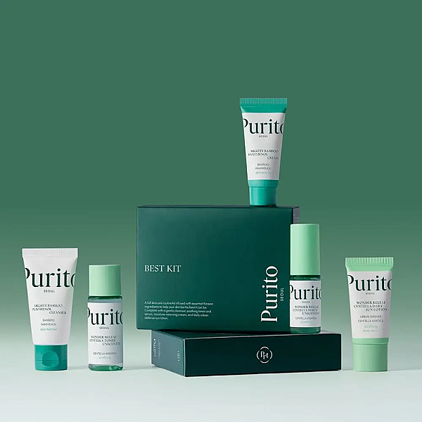 Mini rutina coreeana pentru ingrijirea tenului Best Kit