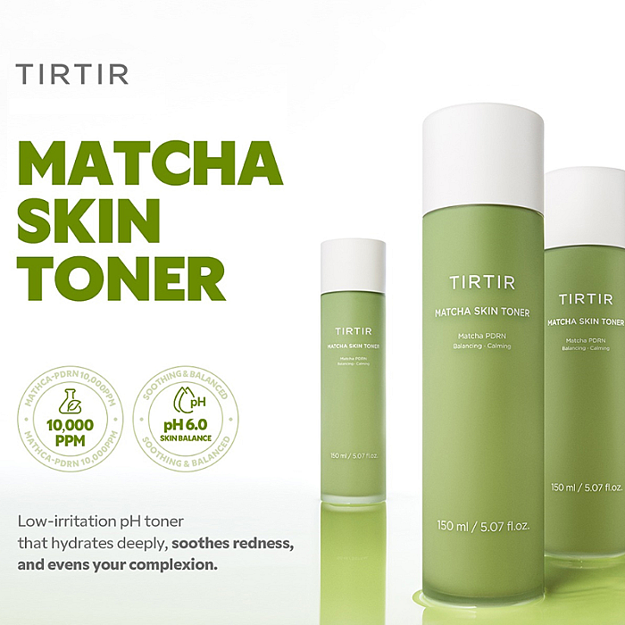 Toner calmant anti-roseata Matcha Skin Toner
