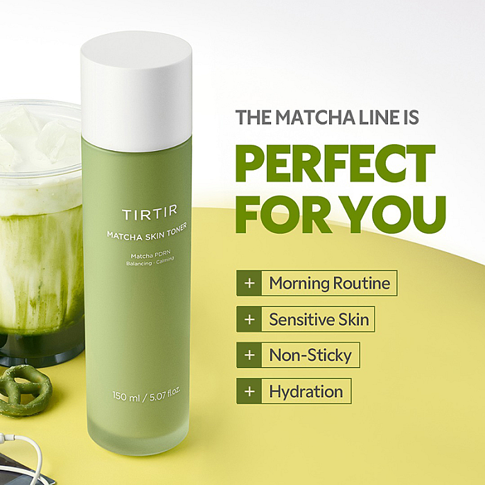 Toner calmant anti-roseata Matcha Skin Toner