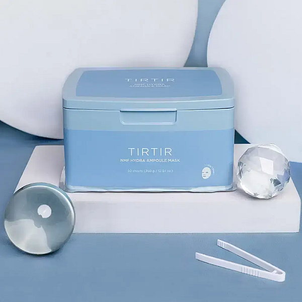 Set 30 de masti intens hidratante cu acid hialuronic si ceramide NMF Hydro Ampoule Mask
