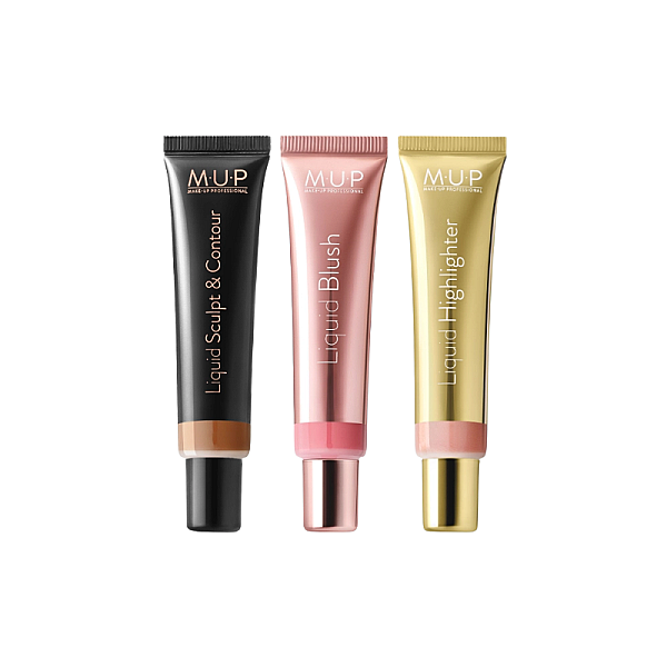 Bundle Produse lichide Contur, Blush si Iluminator