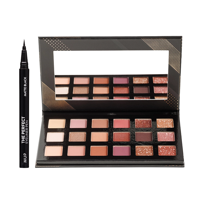 Bundle Carioca eyeliner, Paleta farduri 