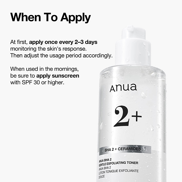 Toner exfoliant Gentle Exfoliating BHA 2%
