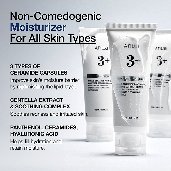 Crema de fata hidratanta Moisture Barrier Cream Ceramide 3+Panthenol
