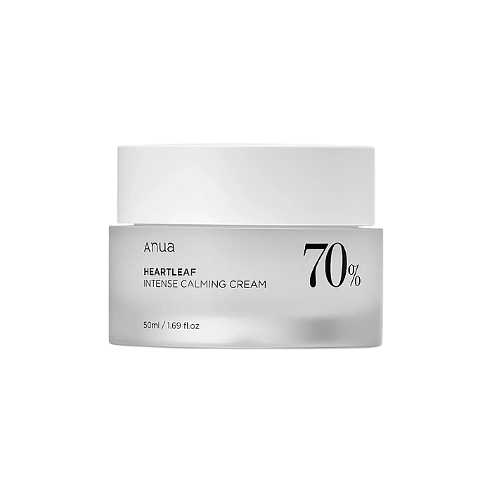 Crema hidratanta pentru calmarea tenului Heartleaf 70% Intense Calming