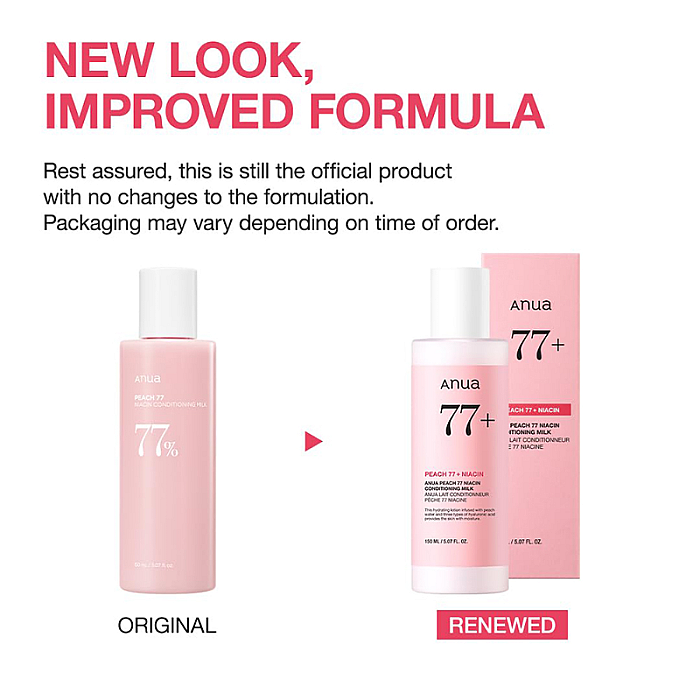Lotiune de fata hidratanta pentru luminozitate Peach 77+Niacinamide