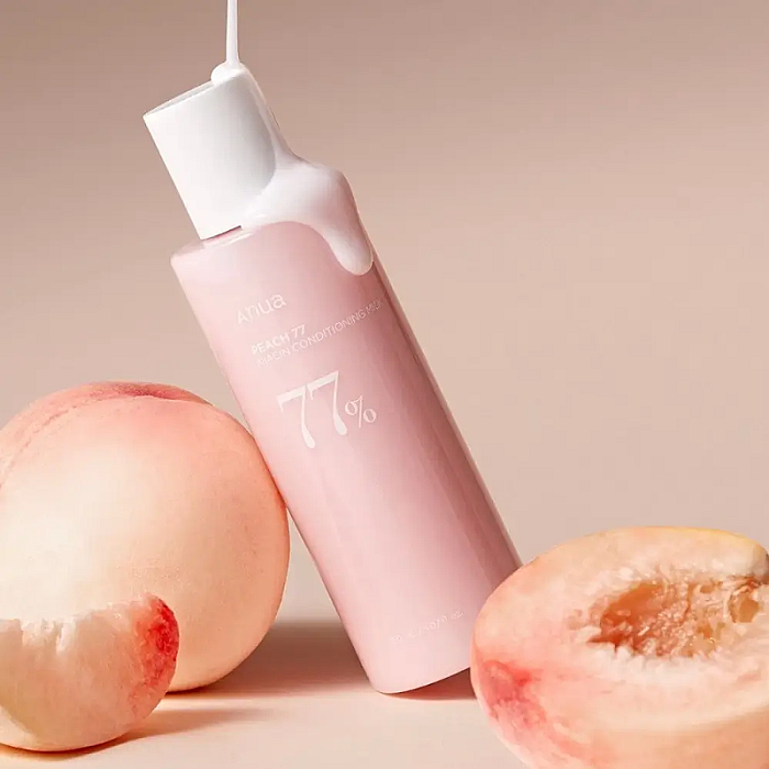 Lotiune de fata hidratanta pentru luminozitate Peach 77+Niacinamide