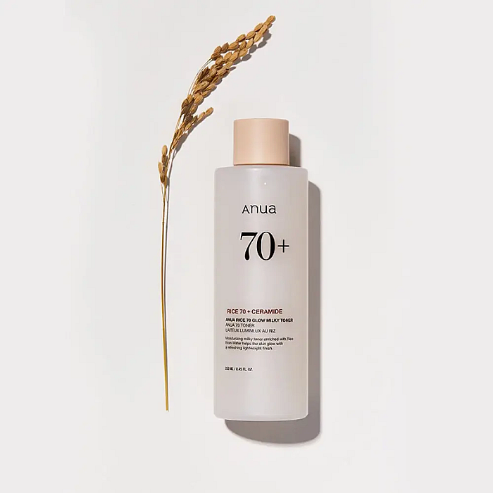 Toner hidratant pentru stralucire si calmare intensa Rice 77+Ceramide Milky Glow Toner