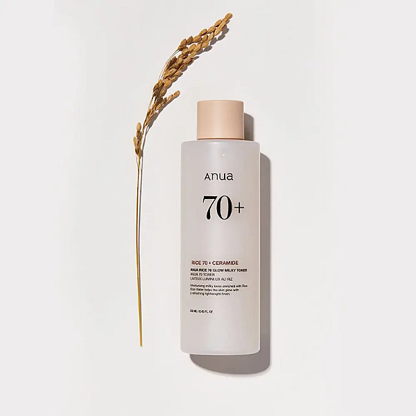 Toner hidratant pentru stralucire si calmare intensa Rice 77+Ceramide Milky Glow Toner