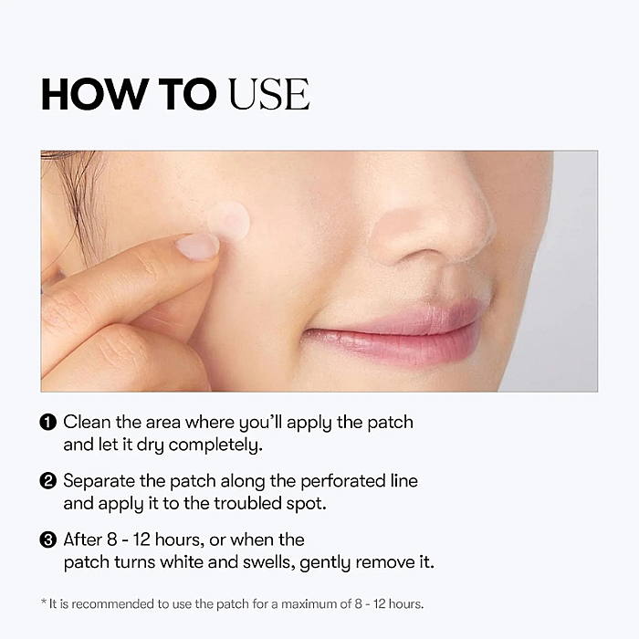 Plasturi transparenti pentru acnee Pro Cica Centella Asiatica Tiger Clear Spot Patch