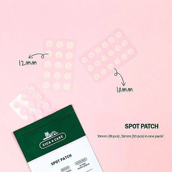 Plasturi pentru acnee cu hidrocoloid si Centella Asiatica Cica Care Spot Patch
