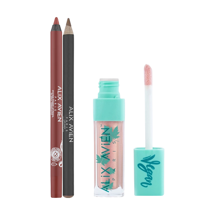 Bundle buze Creion, Lipgloss vegan