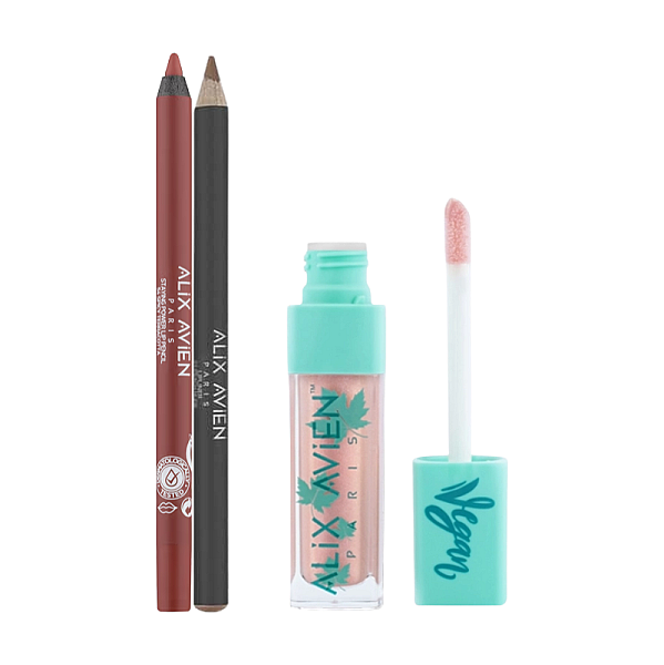 Bundle buze Creion, Lipgloss vegan