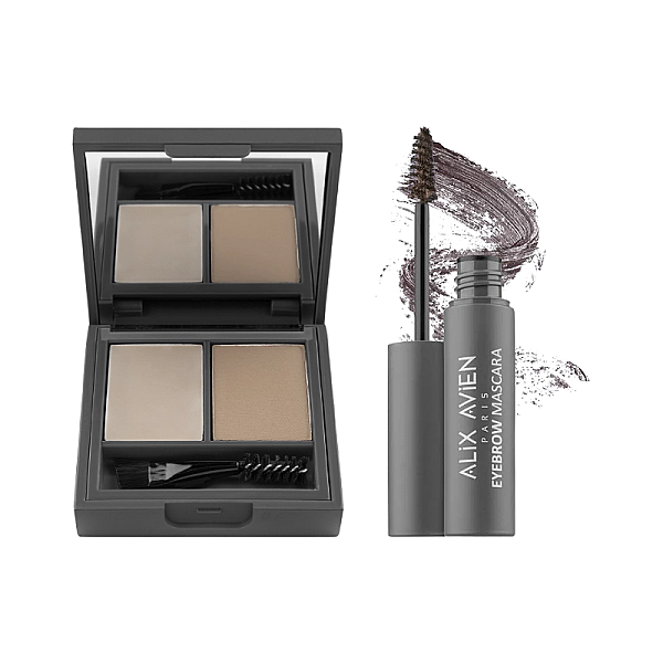 Bundle sprancene Gel eyebrow mascara, Paleta Perfect&Fix