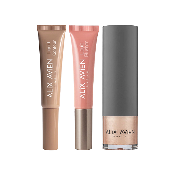 Bundle produse lichide Contur, Blush, Iluminator