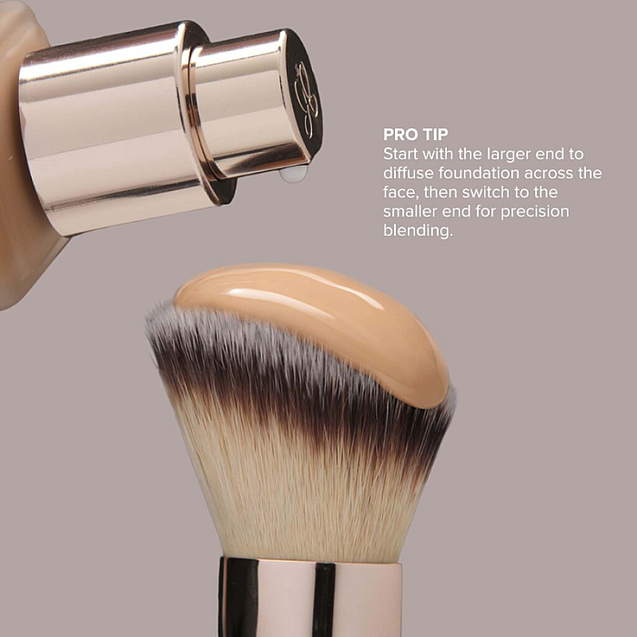 Pensula dubla Impeccable Foundation&Face 