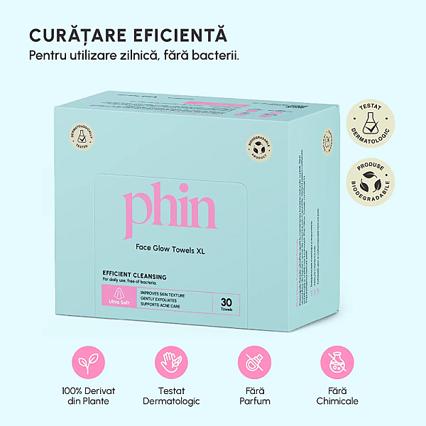 Prosoape faciale de unica folosinta Glow XL