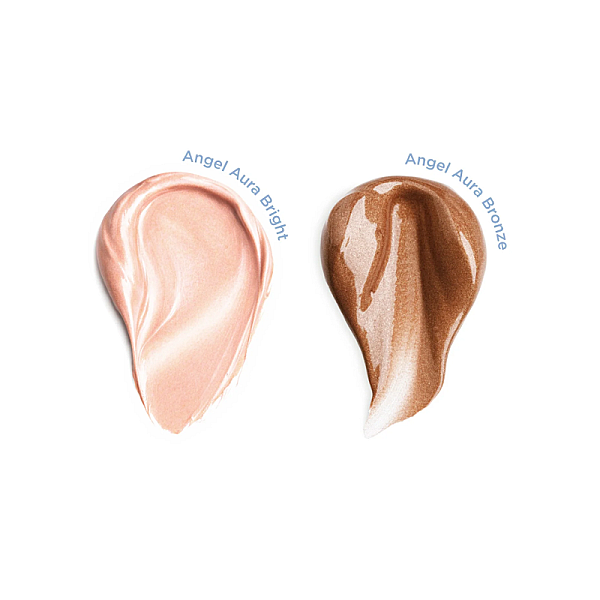 Set mini Sun-Kissed Glow Angel Aura - Lotiune iluminatoare, Serum bronzant