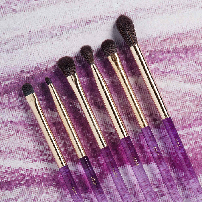 Set 6 pensule pentru ochi Amethyst Detail