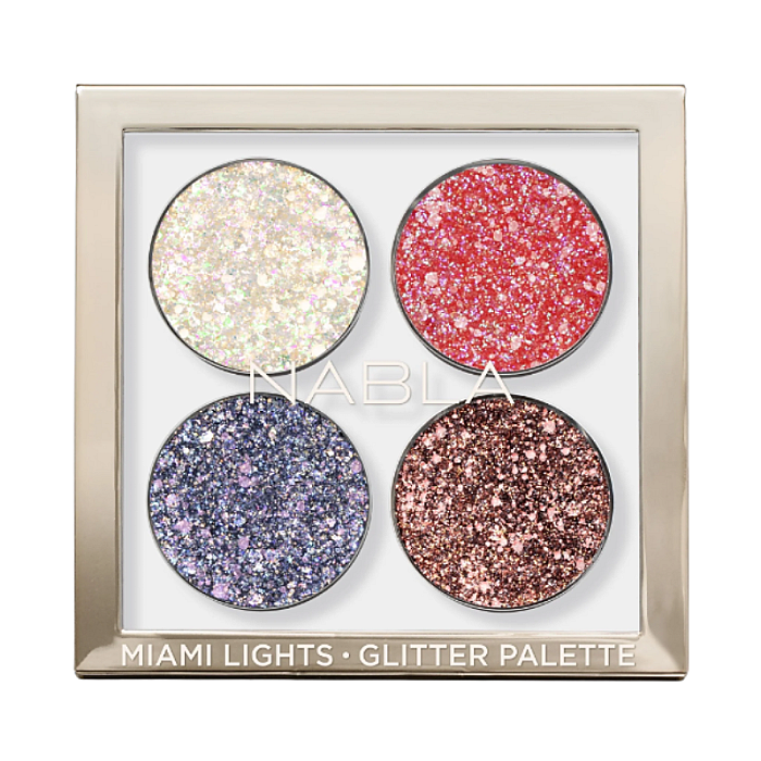 Paleta farduri Miami Lights Glitter Palette