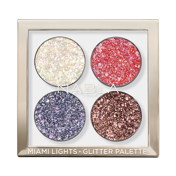 Paleta farduri Miami Lights Glitter Palette