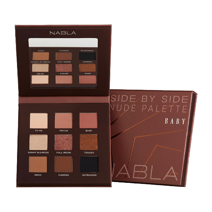Paleta farduri Side by Side Nude Palette Baby