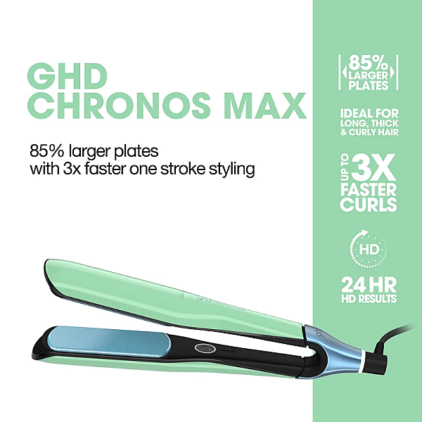 Placa de par profesionala cu placi ceramice late Chronos Max Jelly Mint Limited Edition