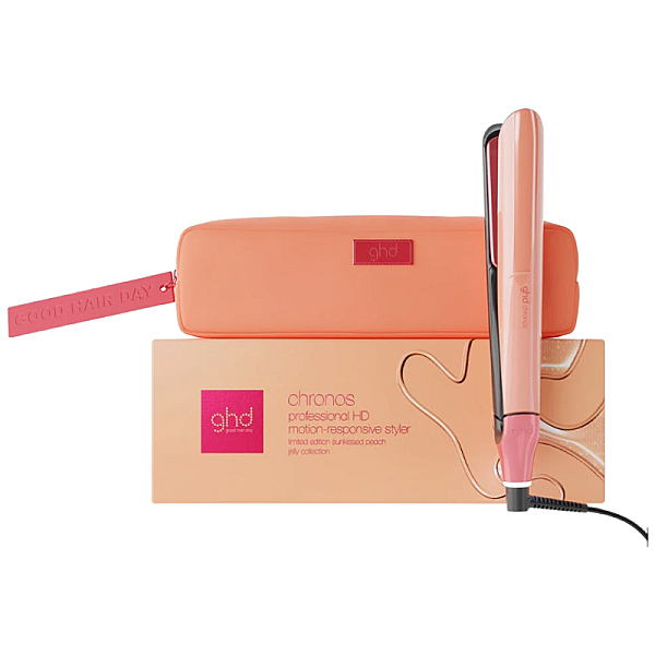 Placa de par profesionala cu placi ceramice ultra-gloss Chronos Sun-Kissed Peach Limited Edition