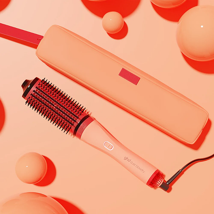 Perie de par electrica profesionala 2 in 1 Duet Blowdry Sun-Kissed Peach Limited Edition